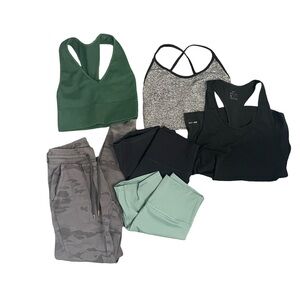 Women’s Medium Activewear Bundle Nike Alphalete Gym Lot 6 Pieces